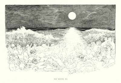Det rastlösa havet (lito) av Charles Dana Gibson