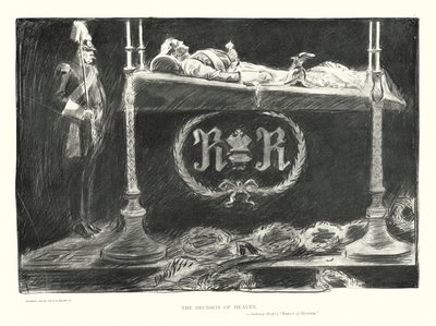 Beslutet om himlen (litografi) av Charles Dana Gibson
