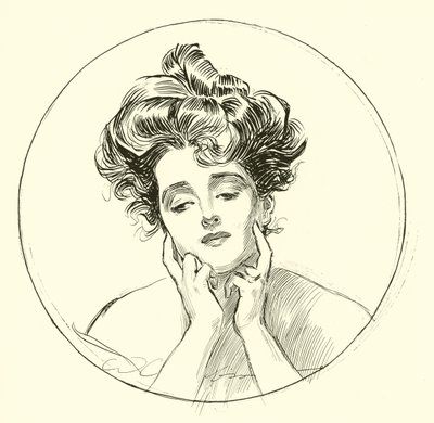Den vackra änkan av Charles Dana Gibson