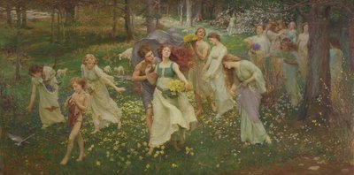 Vårens framsteg, 1905 av Charles Daniel Ward