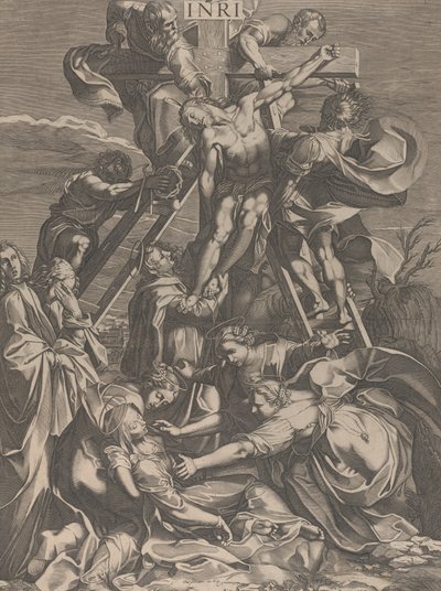 Nedstigningen från korset, 1615-31. av Charles David
