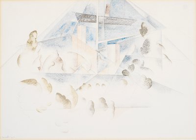 Bermuda, master och lövverk av Charles Demuth