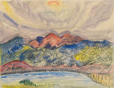 Tidig landskap, 1914 av Charles Demuth