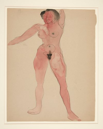 Naken kvinna av Charles Demuth