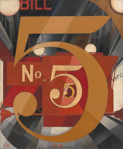 Jag såg figur 5 i guld av Charles Demuth