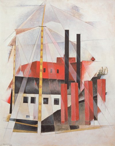Piano Movers Holiday, 1919 av Charles Demuth