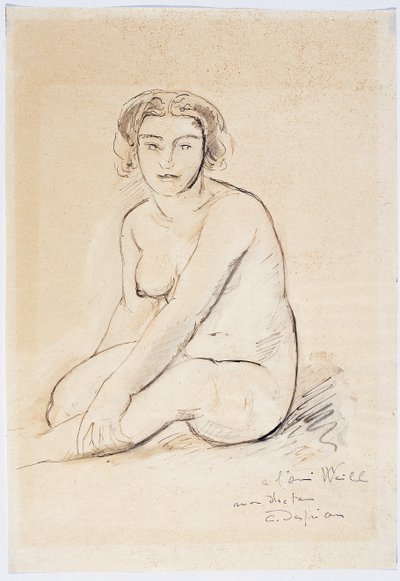 Illustration till "Dikter" av Charles Baudelaire av Charles Despiau