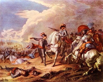 Slaget vid Naseby 1645, "Battlefields in Britain" av C.W. Wedgewood av Charles Dupuis