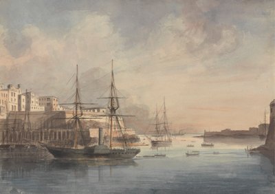 Utsikt över Malta av Charles Dyce