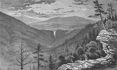 Sunset Rock, Catskill Mountains, 1883 av Charles E. H. Bonwill