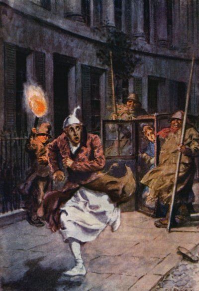 Illustration till The Pickwick Papers av Charles Dickens (färglitografi) av Charles Edmund (after) Brock