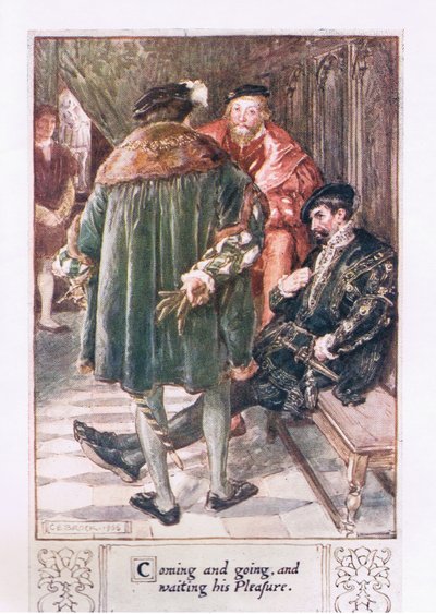 Kommer och går och väntar på hans nöje av Charles Edmund Brock