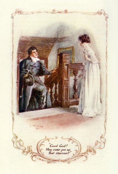Gode Gud! Hur kom du upp för trappan? 1907 (illustration) av Charles Edmund Brock