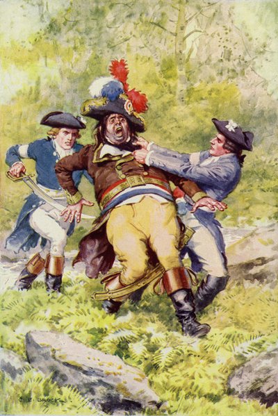 Hectors fingrar var vridna i hans kavaj ... av Charles Edmund Brock