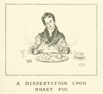 Illustration till The Essays of Elia av Charles Lamb (gravyr) av Charles Edmund Brock
