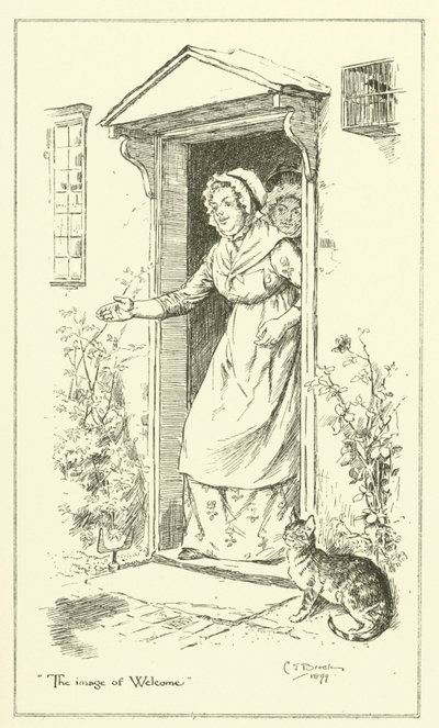 Illustration till The Essays of Elia av Charles Lamb (gravyr) av Charles Edmund Brock