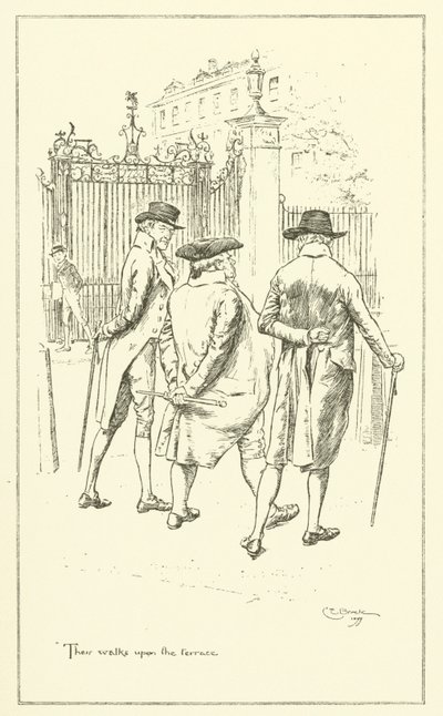 Illustration till The Essays of Elia av Charles Lamb (gravyr) av Charles Edmund Brock