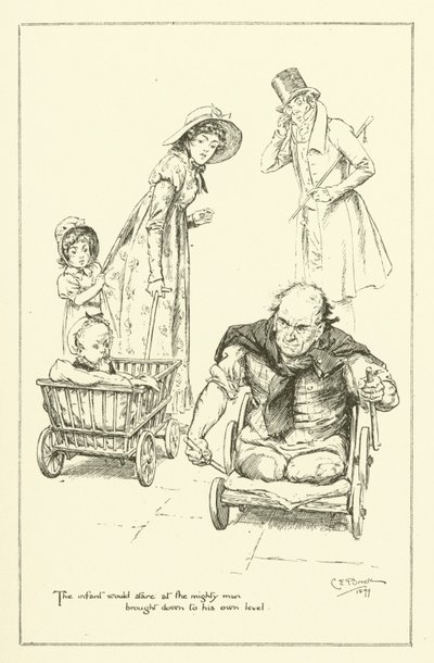 Illustration till The Essays of Elia av Charles Lamb (gravyr) av Charles Edmund Brock