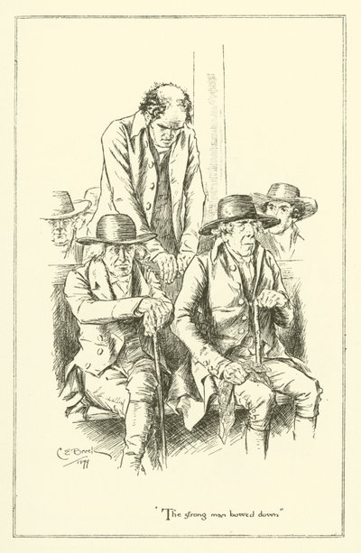 Illustration till The Essays of Elia av Charles Lamb (gravyr) av Charles Edmund Brock