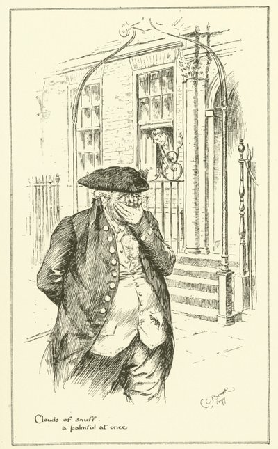 Illustration till The Essays of Elia av Charles Lamb (gravyr) av Charles Edmund Brock