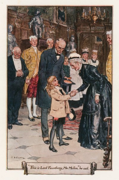 Little Lord Fauntleroy af Frances Hodgson Burnettswed av Charles Edmund Brock
