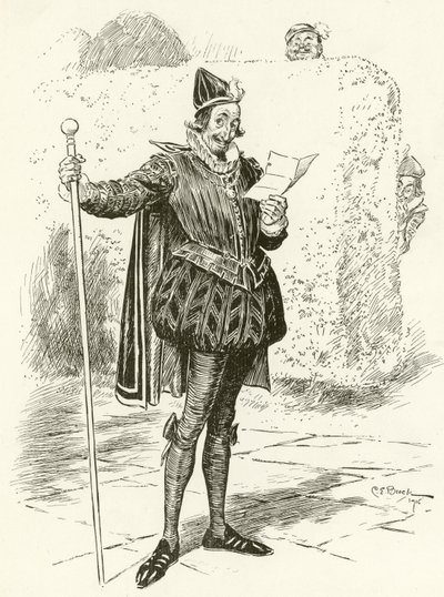 Malvolio av Charles Edmund Brock