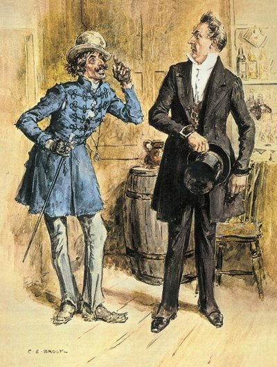 Mr Pecksniffs hyckleri av Charles Edmund Brock