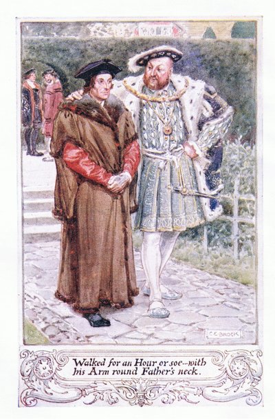 Gick en timme eller så..med armen runt pappas hals av Charles Edmund Brock