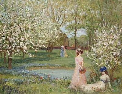The Howe på våren av Charles Edward Conder