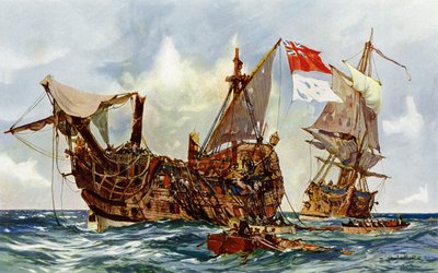 Fångst av Mars av Nottingham av Charles Edward Dixon