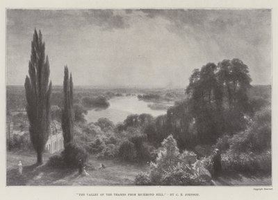 Themsen från Richmond Hill av Charles Edward Johnson