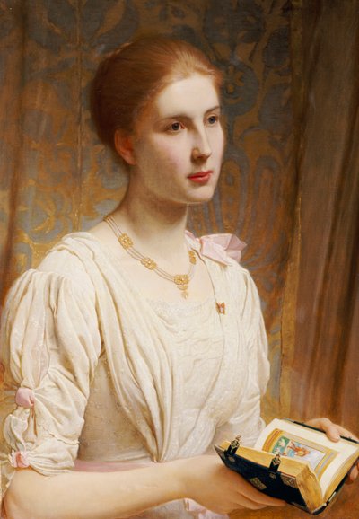 Porträtt av fröken Helen Lindsay av Charles Edward Perugini