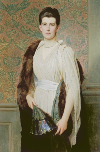 Porträtt av en kvinna av Charles Edward Perugini