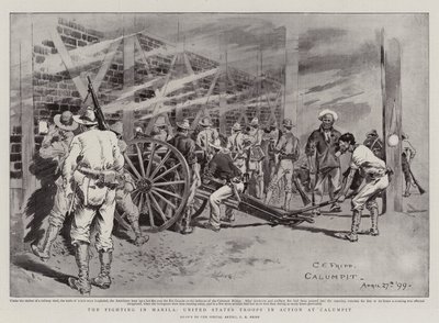 Striderna i Manila, USA:s trupper i aktion vid Calumpit av Charles Edwin Fripp