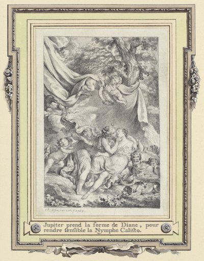 Jupiter och Callisto av Charles Eisen