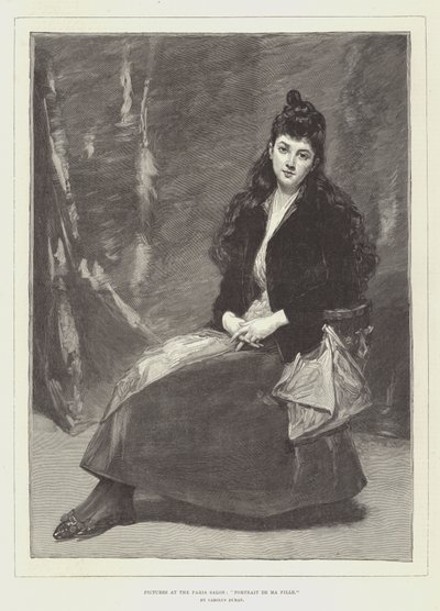 Bilder på Parissalongen, Porträtt av min dotter av Charles Emile Auguste Carolus Duran
