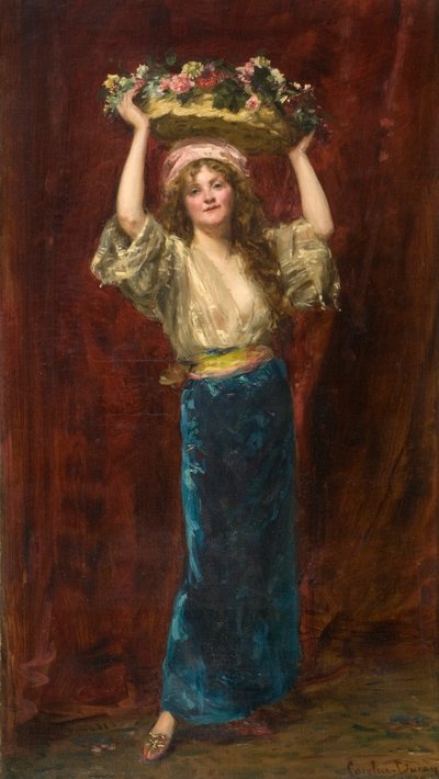 Blomstertjejen av Charles Emile Auguste Carolus-Duran