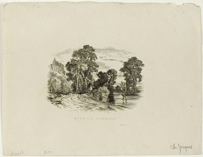 Ett slott av Charles Emile Jacque