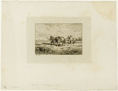 Korsar bron av Charles Emile Jacque