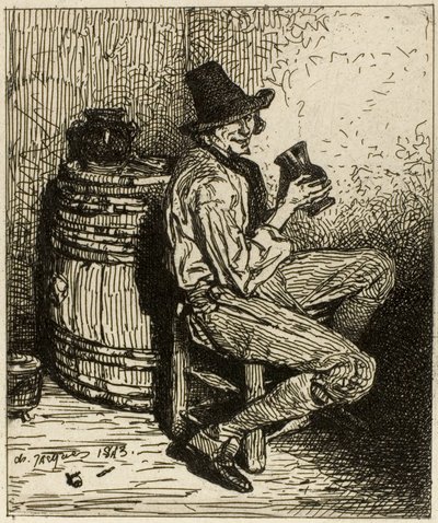 Drickare av Charles Emile Jacque