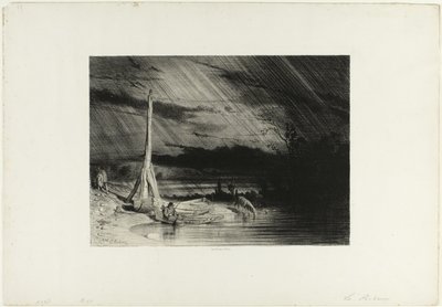 Fiskare av Charles Emile Jacque