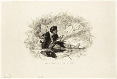John Balfour från Burley - Puritanerna av Charles Emile Jacque