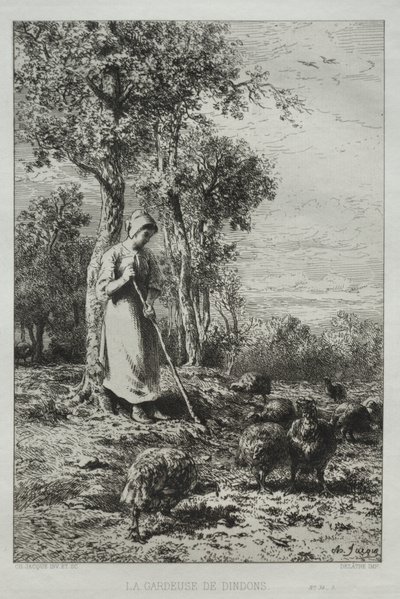 Väktare av Turkiet av Charles Emile Jacque
