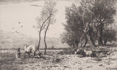 Vinter, 1867. av Charles Emile Jacque