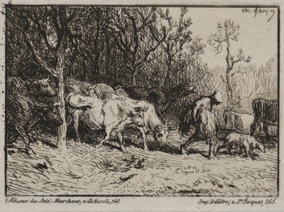Kon. av Charles Emile Jacque