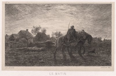 Morgon av Charles Emile Jacque