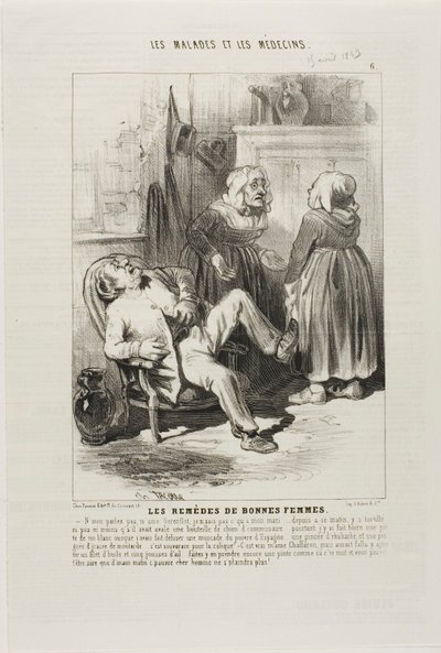 Gamla huskurer för kvinnor (platta 6) av Charles Emile Jacque