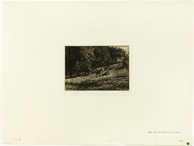 Fruktträdgård av Charles Emile Jacque