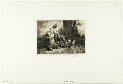 Små! Små! av Charles Emile Jacque