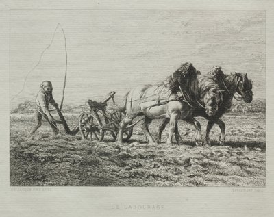 Plöjning av Charles Emile Jacque